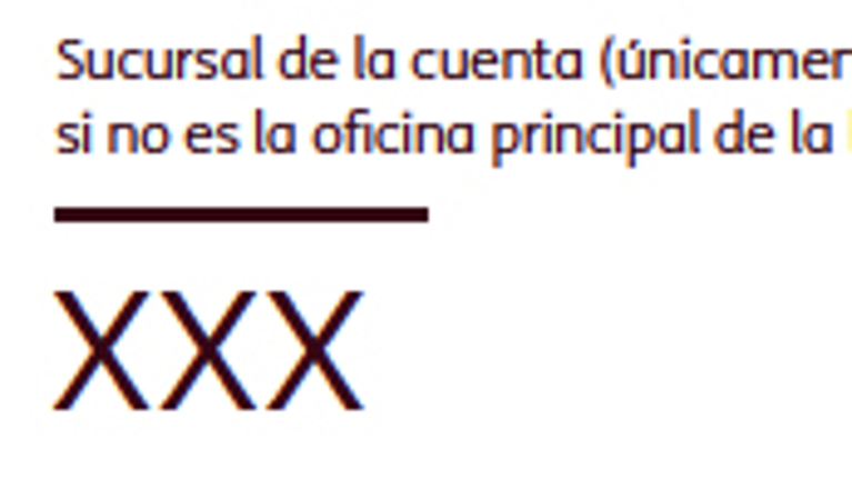 Número ING IBAN