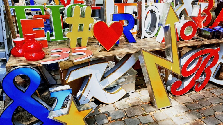Letras de colores