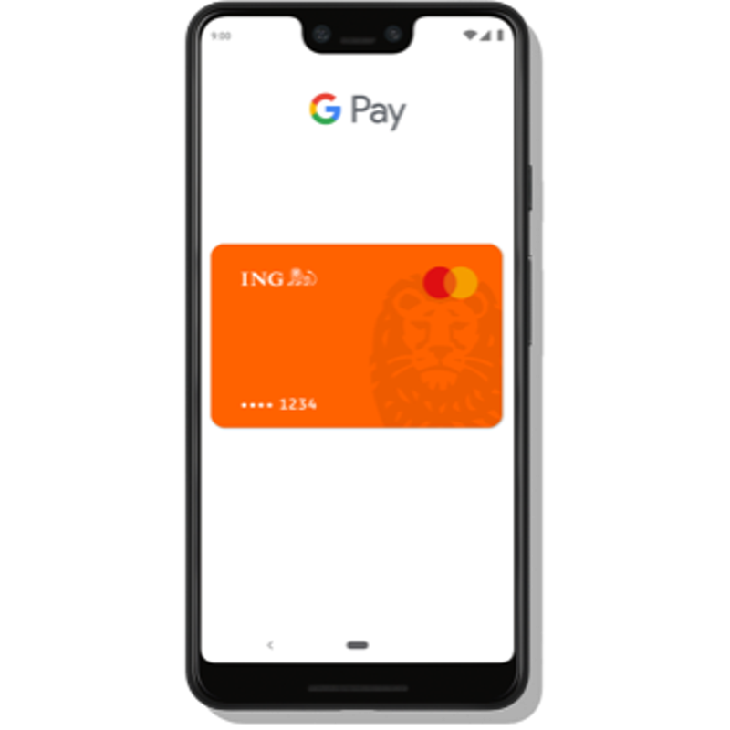 móvil con aplicación google pay