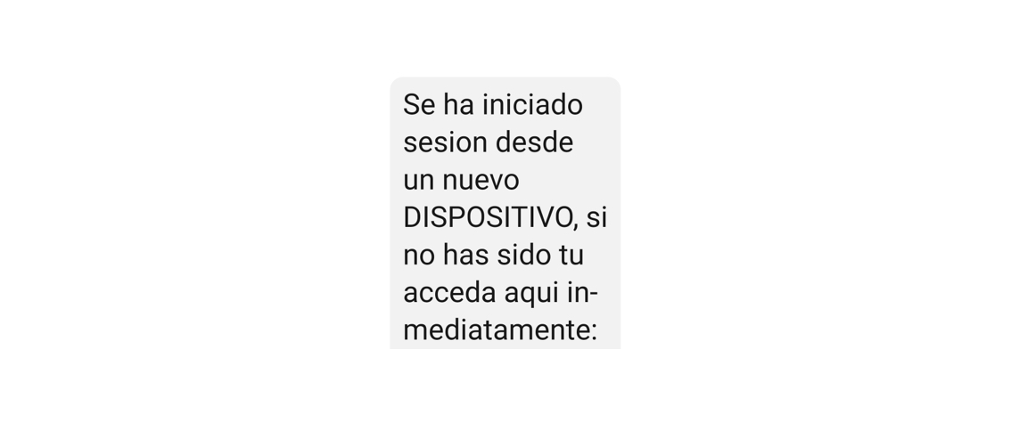 imagen de un SMS