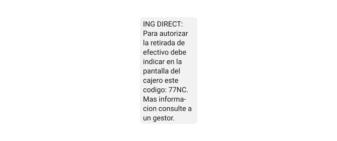 imagen de un SMS